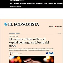 El neobanco Stori se lleva el capital de riesgo en febrero del 2020